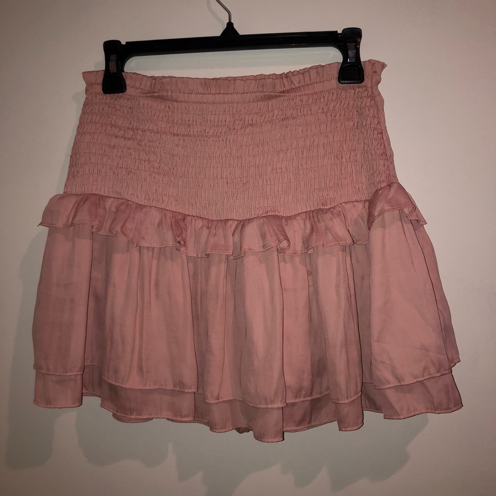 Pants store light pink flowy skirt with shorts built in